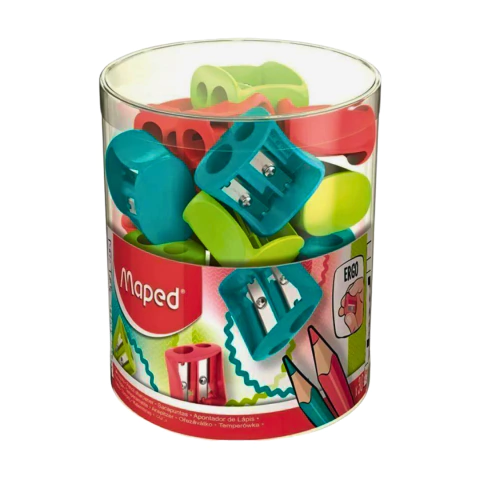 Apontador Vivo 1 Furo Tubo Maped 1 unid