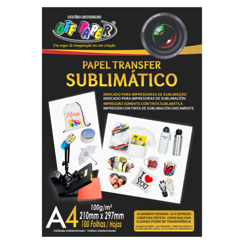 Papel Sublimático A4 OffPaper