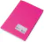 Pasta Catálogo em PVC com visor e 50 envelopes plásticos Rosa Polibras