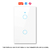 Tecla de Pared Touch Dimmer 2 Canales Zigbee Smartlife / Tuya - comprar online
