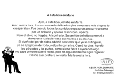 A esta hora en Marte - Jerónimo Saralegui - comprar online