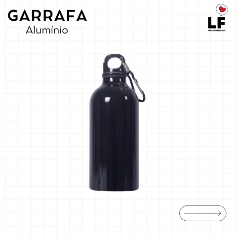GARRAFA ALUMÍNIO GO 500ML PERSONALIZADA