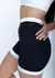 Short Preto com Recorte Branco - TWO ONE FITNESS