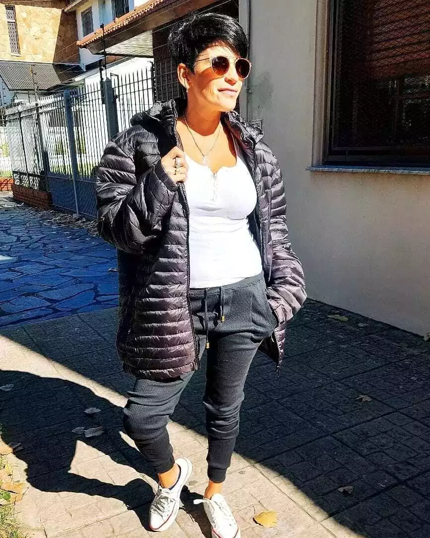 Campera importada con piel