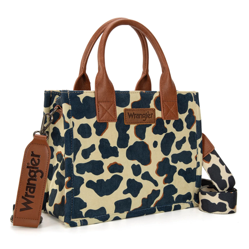 Bolsa Wrangler Tote Bag Print Vaca Blur Café WG264-8120BR