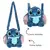 MOCHILA ESCOLAR 3D DE PELÚCIA STITCH - LUXCEL - Behappy.Moda