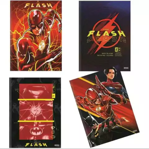 CADERNO BROCHURÃO 80 Fls THE FLASH - SD