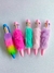 CANETA FRUFRU COM PELINHOS - 6 CORES
