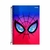 CADERNO 1/4 ESPIRAL 80 Fls - SPIDER - STARSCHOOL - Behappy.Moda