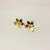 BRINCO SEMIJOIA FLOR DE LÓTUS CHAPADA- BANHO DE OURO - comprar online