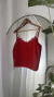 Blusa puntilla roja