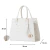 Bolsa para mujer FANA Aura Color Blanco Con Asas M3760 !!! en internet