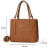 Bolso de mujer FANA Cristina Color Camel Bonita M3879 !!! en internet
