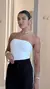 Body Maya na cor off white com calça preta use sôffi 
