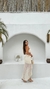 Conjunto Lilian na cor areia  parte das costas use sõffi

