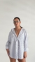 Camisaria Ella - Listra Branca - comprar online