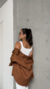 Camisaria Ella - Marrom Claro - loja online