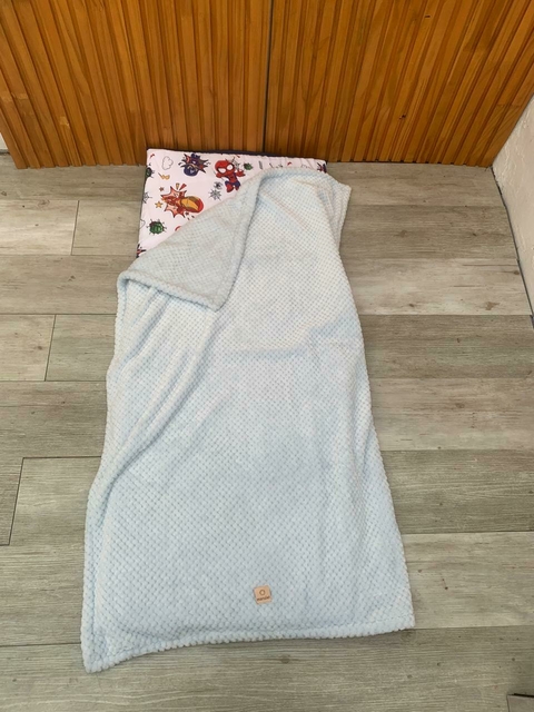 Combo Colchoneta Superhéroes + Mantita Honey - comprar online