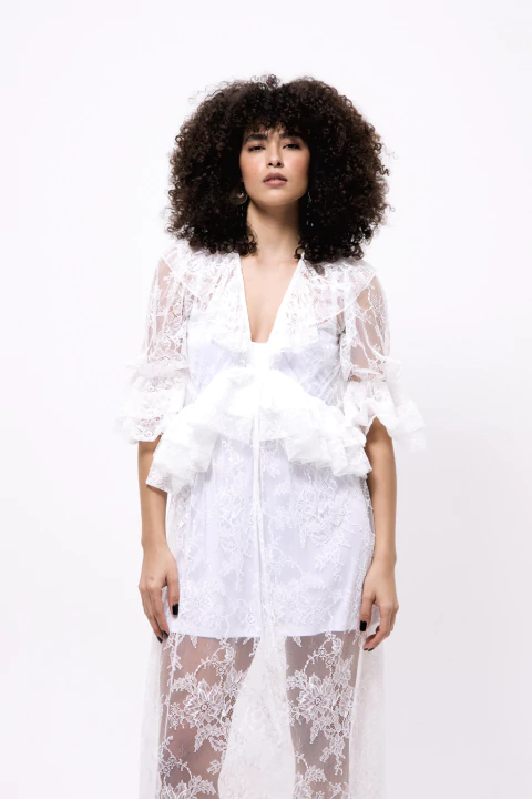 VESTIDO AGNES OFF WHITE