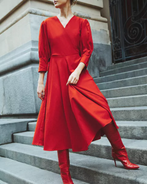 VESTIDO OCEANO VERMELHO