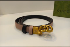 Cinto fivela dupla nude/preto