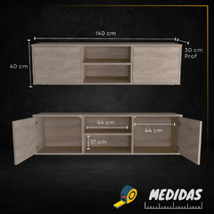 Rack de tv Berlín - Flotante - Soul Home Deco