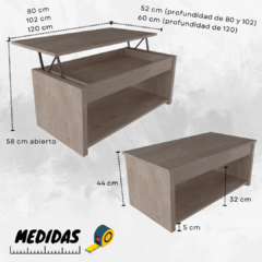 Imagen de Mesa Elevable Linea Acay