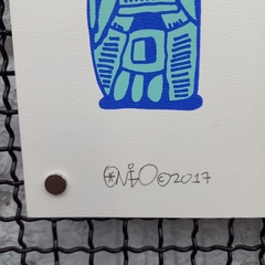 O azul te faz bem - ONIO - 66x48cm - comprar online