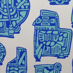 O azul te faz bem - ONIO - 66x48cm - loja online