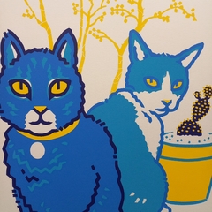 Gatinhos - FELIPE SOBREIRO - 49x69cm - Pr1ntShop