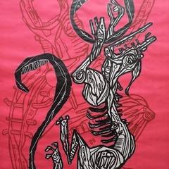 Lobo - CIRO SCHU - 48x66cm - comprar online