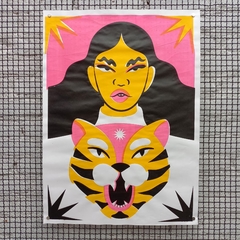 Le Tigre - CAMILA ROSA - 48x66cm