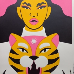 Le Tigre - CAMILA ROSA - 48x66cm - comprar online