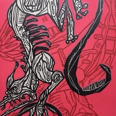 Lobo - CIRO SCHU - 48x66cm na internet