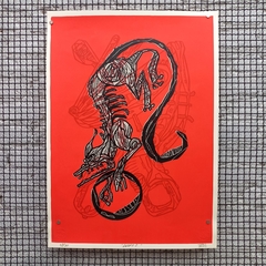 Lobo - CIRO SCHU - 48x66cm - comprar online