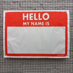 Hello my name is - DA CASA - 48x66cm