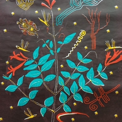 Polinização - DENILSON BANIWA - 48x66cm - comprar online