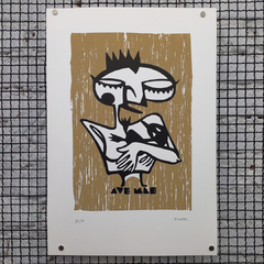 Ave Mãe - FLOCK - 33x48cm