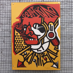 Competição Canibal - NUNCA - 48x66cm