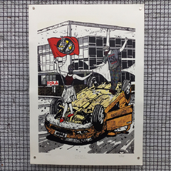 Mestre sala e porta bandeira - DIOGO RUSTOFF - 48x66cm