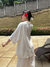 Kimono Off White Viscolinho - comprar online