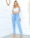 Calça Mom Cintura Alta Éffera Jeans ° 6897A ᴾᴿᴼᴹᴼᶜ̧ᴬ̃ᴼ
