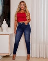 Calça Mom Cintura Alta Legião Denim ᵇʸ Ri19 - 76789 ᴾᴿᴼᴹᴼᶜ̧ᴬ̃ᴼ