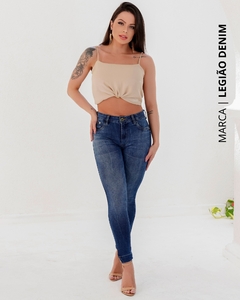 Calça Skinny Cintura Alta Levanta Bumbum Legião Denim ᵇʸ Ri19 - 76820 ᴾᴿᴼᴹᴼᶜ̧ᴬ̃ᴼ - comprar online