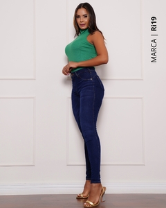 Calça Skinny Cintura Alta Levanta Bumbum Ri19 - 76834 - loja online