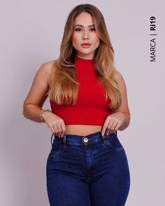Calça Skinny Cintura Alta Levanta Bumbum Ri19 - 76958 - comprar online