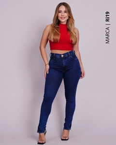Calça Skinny Cintura Alta Levanta Bumbum Ri19 - 76958 na internet