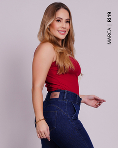 Calça Skinny Cintura Média Levanta Bumbum Ri19 - 77185 - loja online