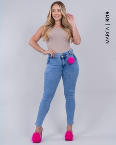 Calça Skinny Cintura Média Levanta Bumbum Premium Ri19 ° 77265 - loja online
