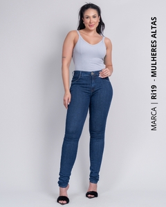 Calça Skinny Cintura Alta Levanta Bumbum Mulheres Altas Ri19 ° 77891 - comprar online
